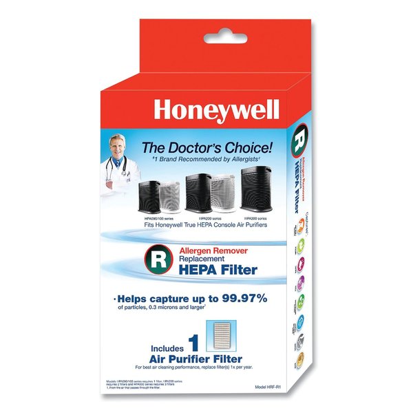 Honeywell True HEPA Air Purifier Replacement Filter, 6.75 x 10.32 HRF-R1
